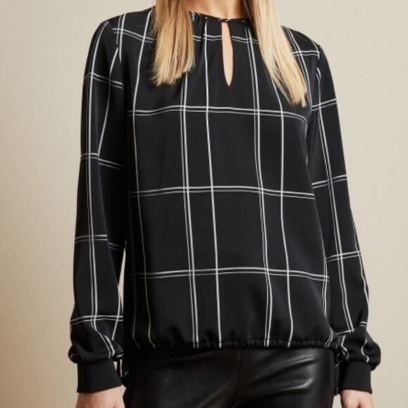 NWT Ted Baker‎ Melo Drawcord Keyhole Top - Picture 1 of 6